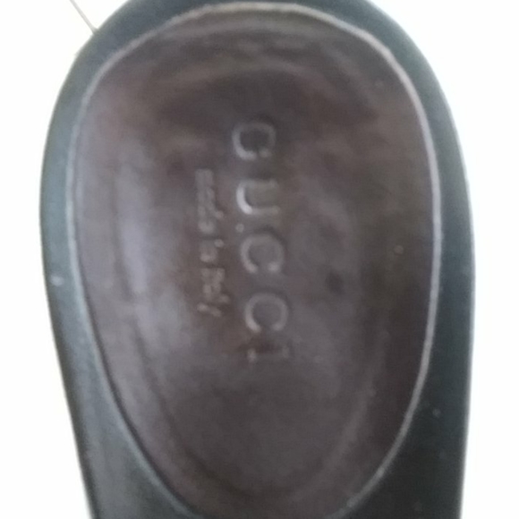 GUCCI HORSEBIT LEATHER & BAMBOO HEELS 37 - Picture 5 of 9